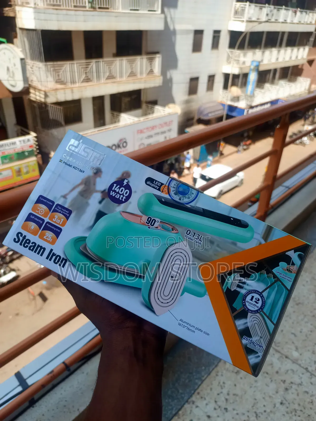 Portable Mini Travel Steam Iron.
