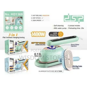 Portable Mini Travel Iron With Steaming Function