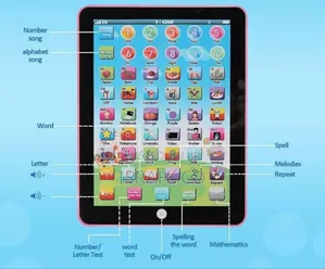 Kids Toy Tab Pink Colour
