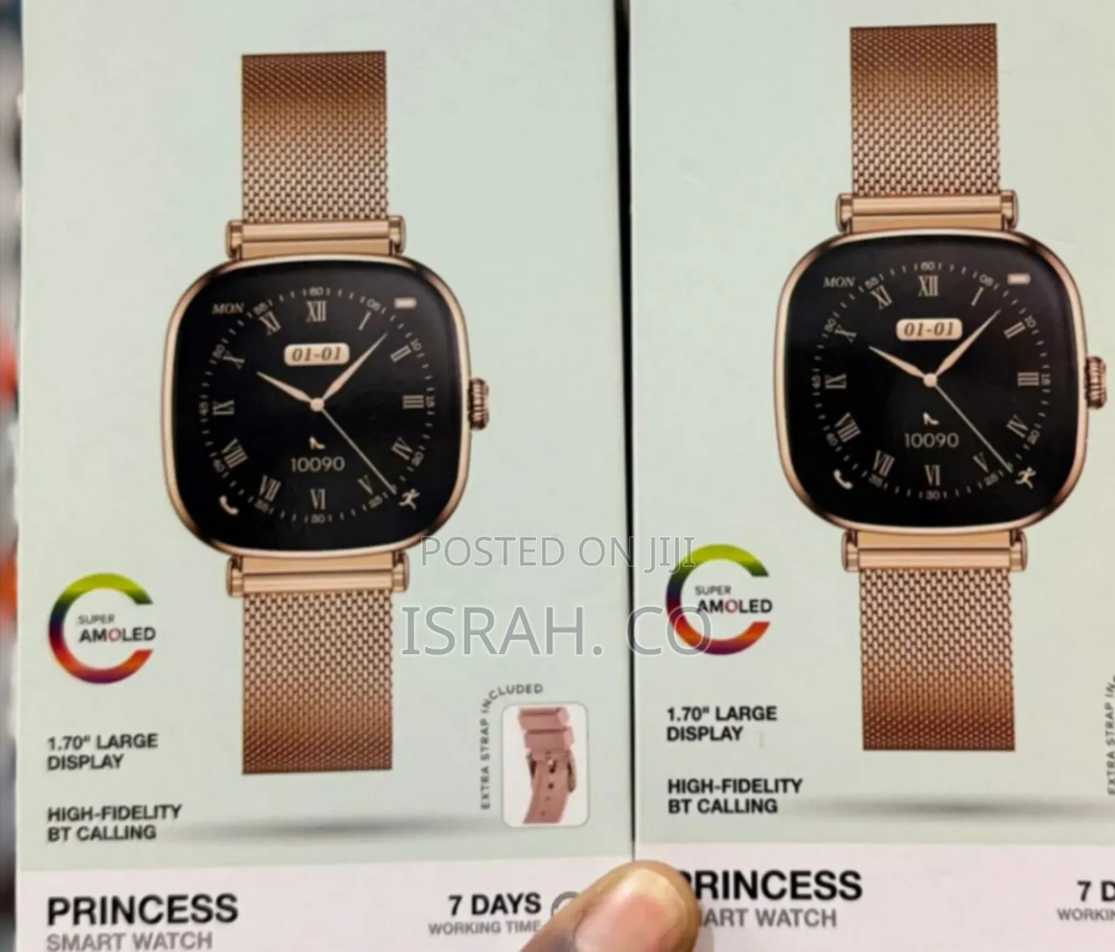 Green Lion Princess Smart Watch With Amoled Display And Extra