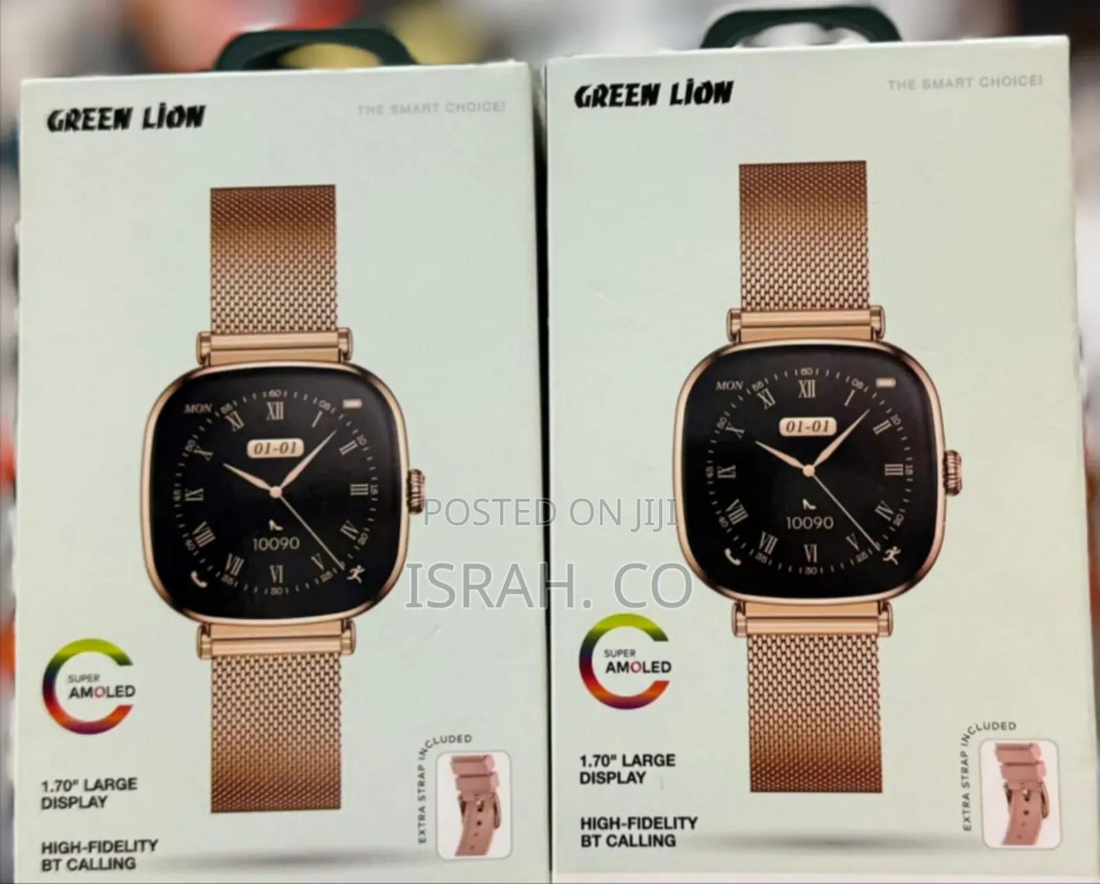 Green Lion Princess Smart Watch With Amoled Display And Extra