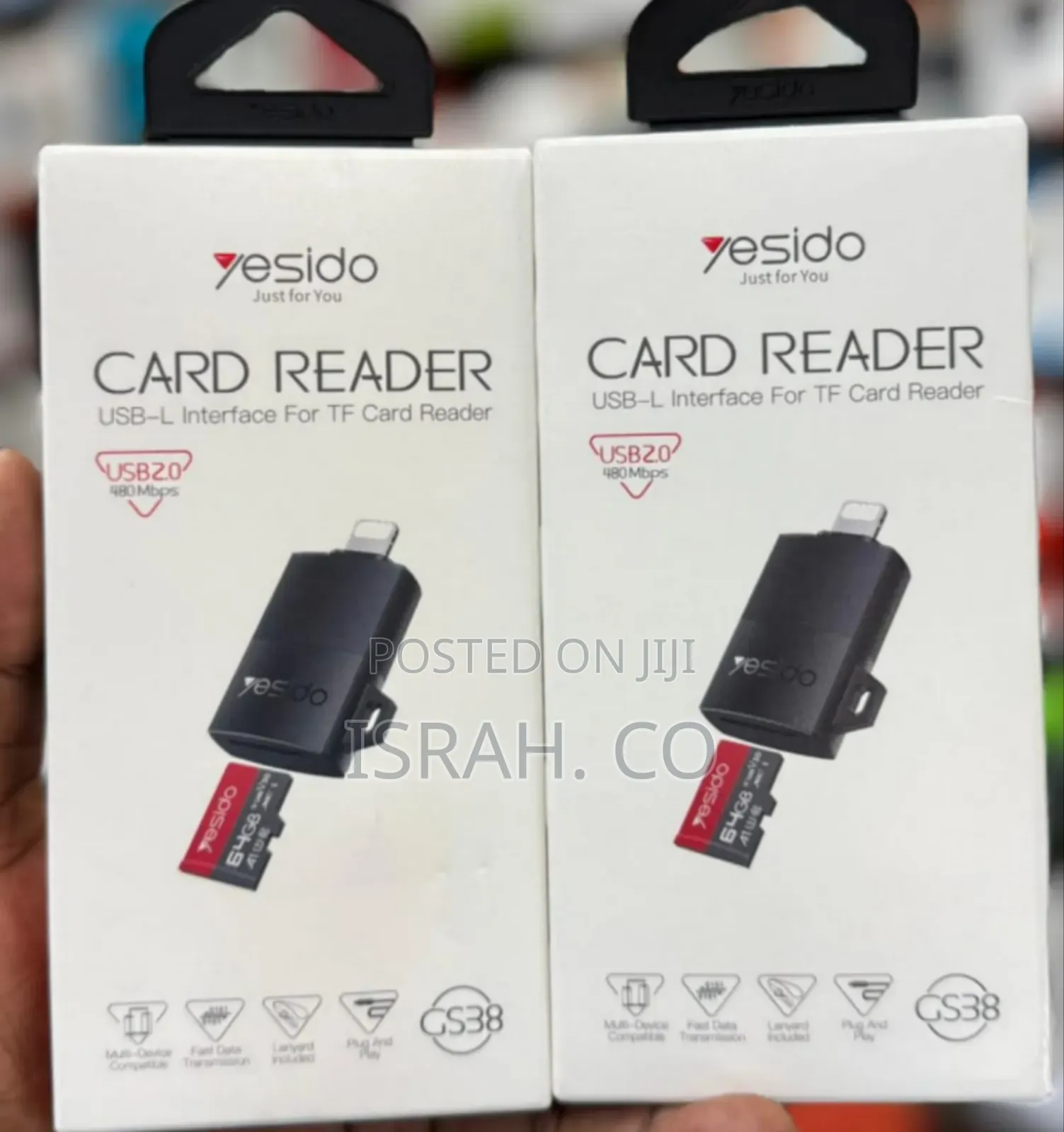 Yesido Gs38 Lightning to Tf Card Reader - 480 MBPS Portable Memory