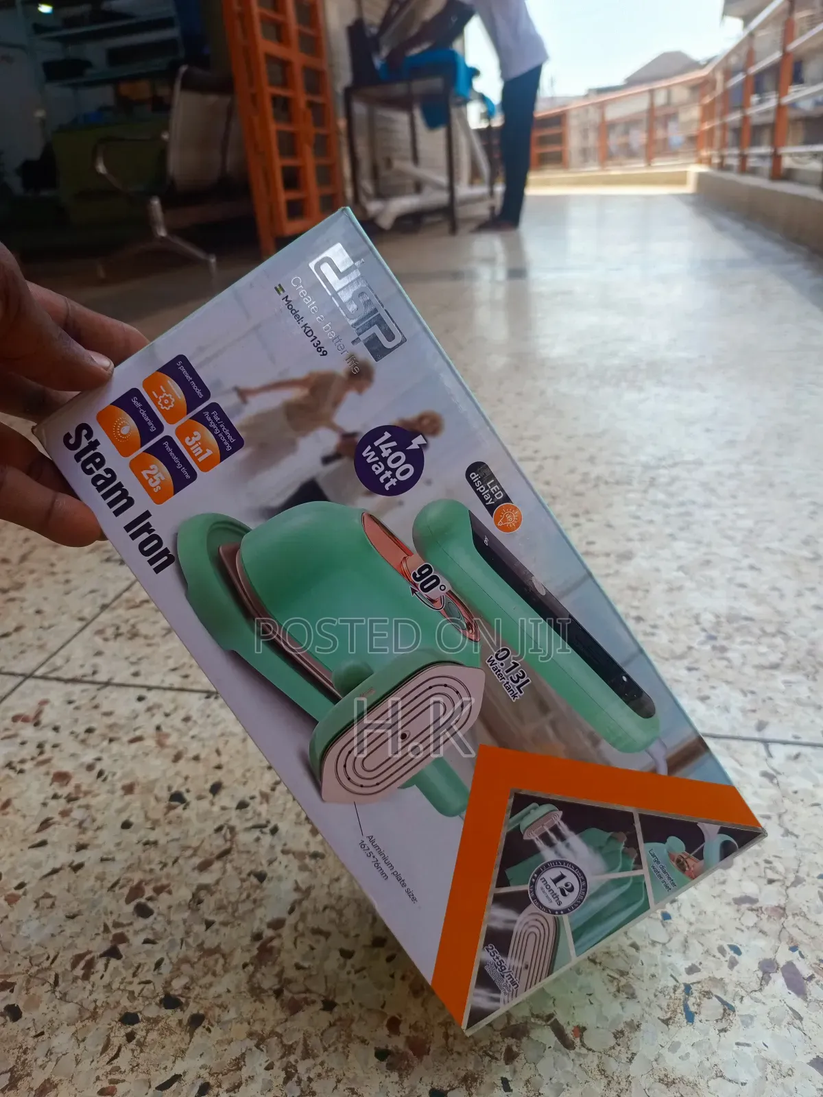 Portable Mini Steam Iron, DSP Model Kd1369.