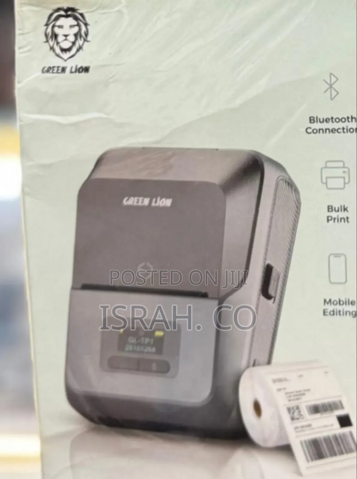Green Lion Thermal Printer With 203 Dpi Print Resolution, Tft Screen