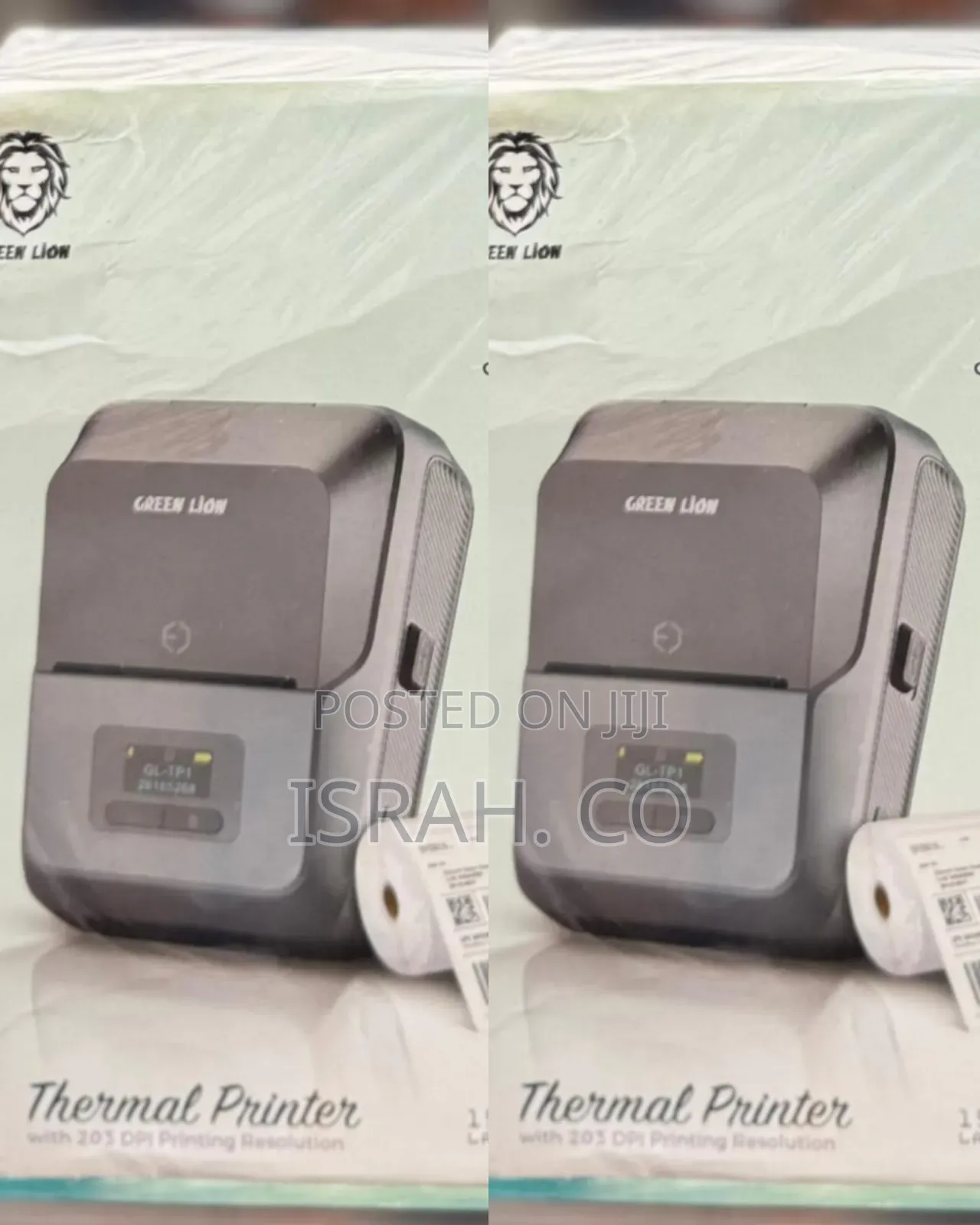 Green Lion Thermal Printer With 203 Dpi Print Resolution, Tft Screen