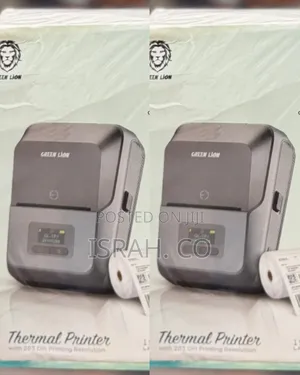 Green Lion Thermal Printer With 203 Dpi Print Resolution, Tft Screen