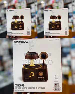 Porodo Lifestyle Concord Vintage Aroma Diffuser Speaker