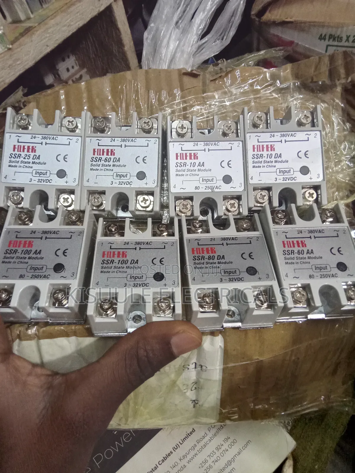 Solid State Relays SSR 40a Acinput to Acoutput