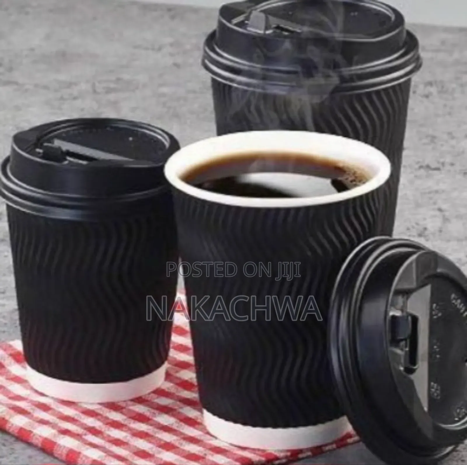 Carton of Disposable Coffee Cups