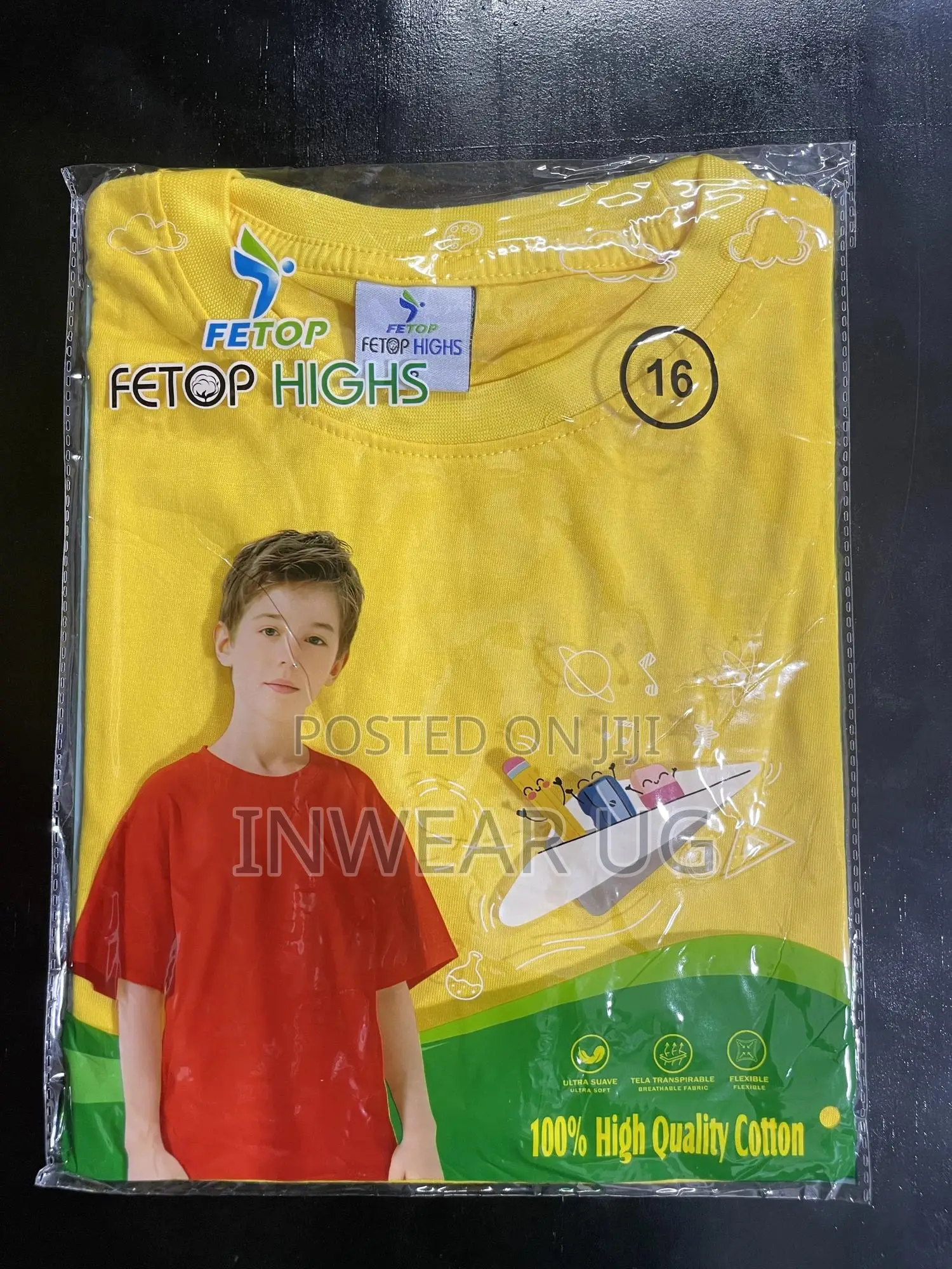 Yellow Tshirts Sportswear Kids