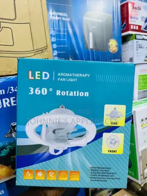 2in1 Aromatherapy Fan and Light Lid 360' Rotation