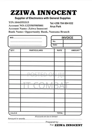 We Make Receipt Books, All Sizes