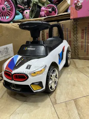 Baby Push Car 1 To 4 Years White