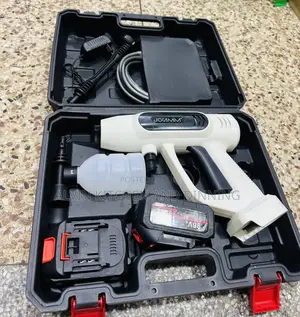 Pressure Car Washer With Two Batteries 6 Nozzles