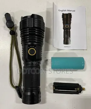 High-Lumen Rechargeable Led Security Flashlight