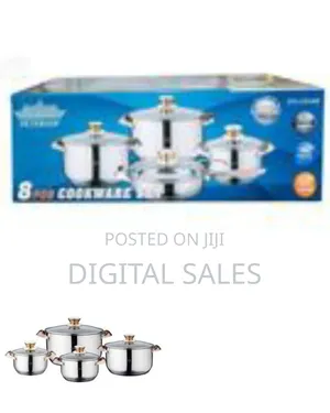 Peterhof 8-Piece Stainless Steel Cookware Set