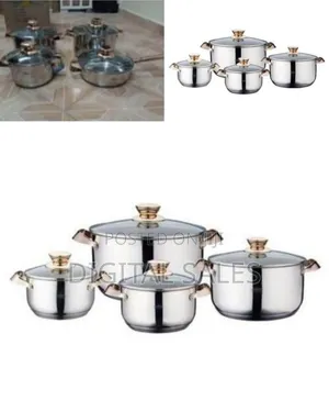 8-Piece Elegant Stainless Steel Cookware