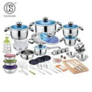 Premium Multi-Piece Stainless Steel Cookware and Kitchen Essential