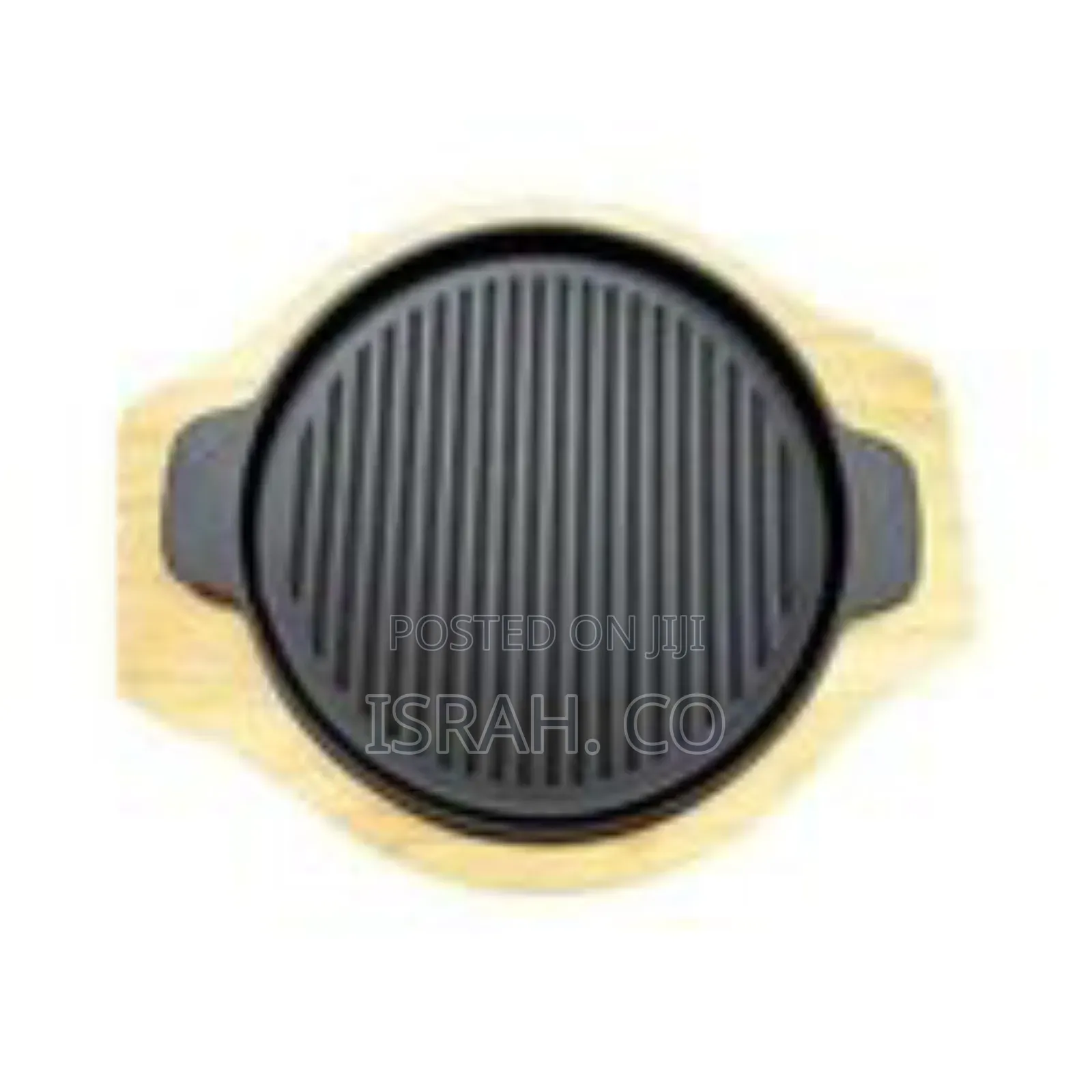 Versatile Round Cast Iron Grill Pan