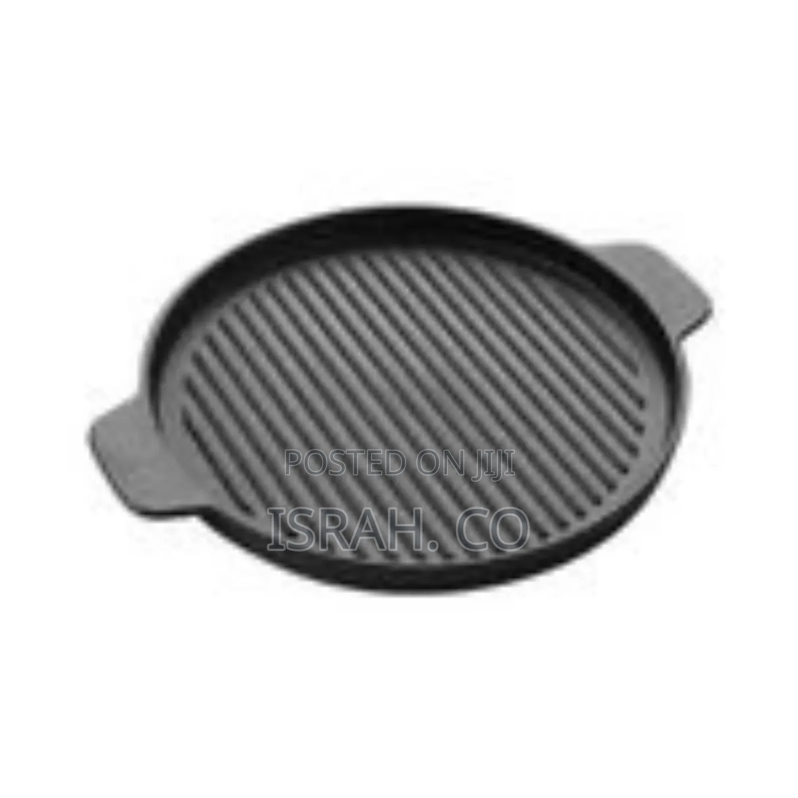 Versatile Round Cast Iron Grill Pan