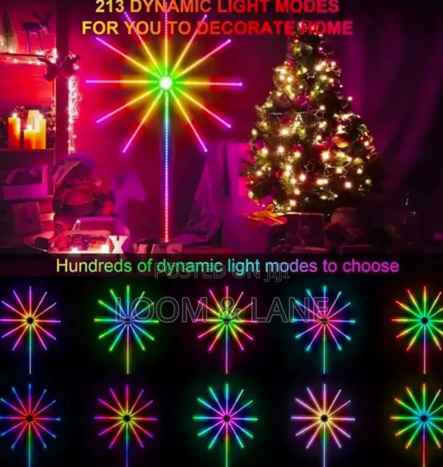 App Smart Control Ic Led RGB Fireworks Light Kit