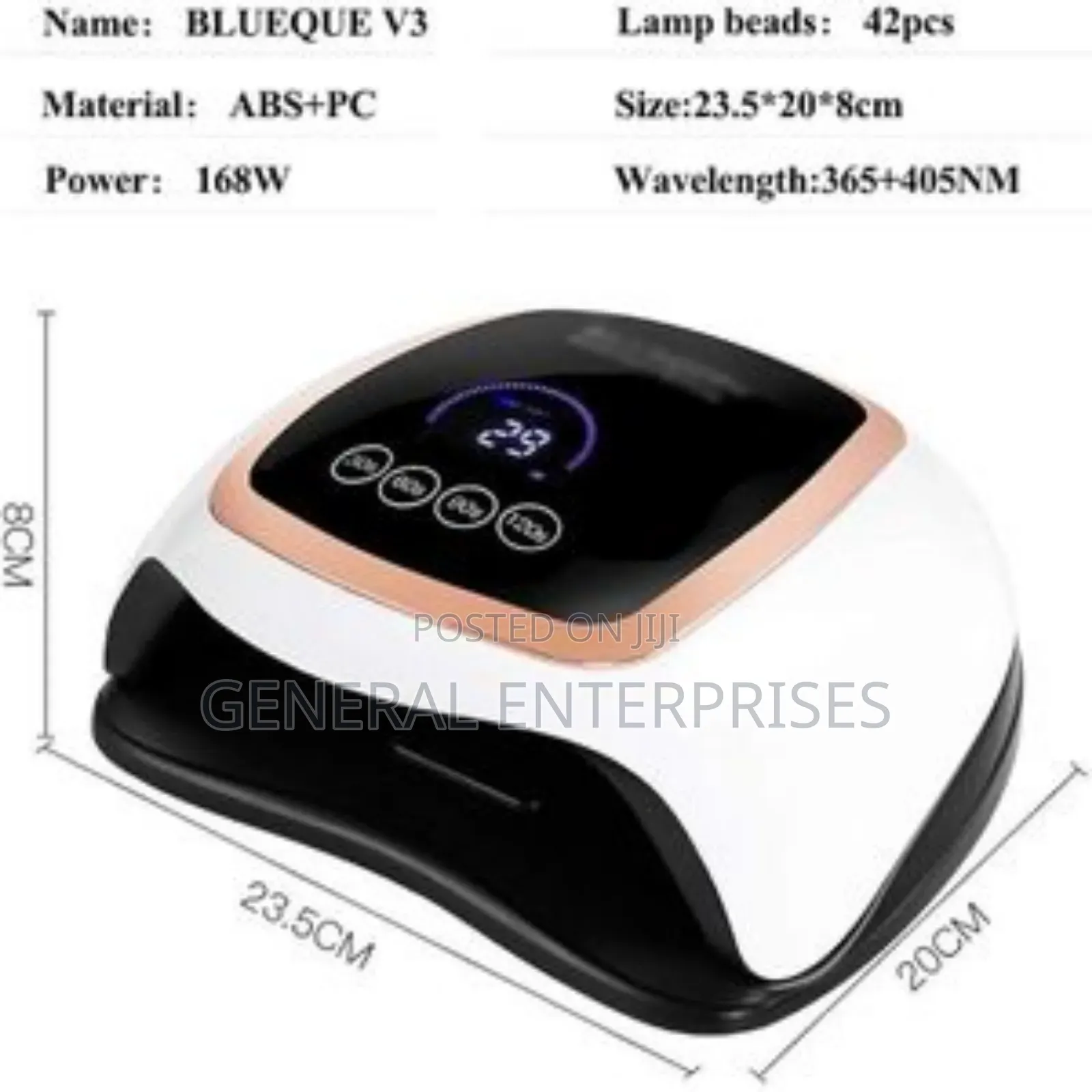Blueque V3 Uv Led Nail Lamp