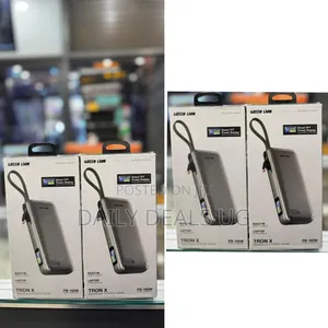 Green Lion Tron X 20000mah Power Bank With 165w Power Delivery, Usb-C