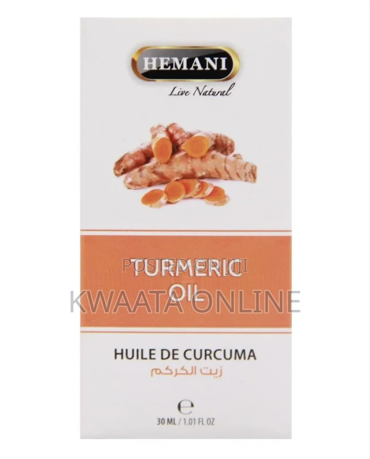 Turmeric Oil - 100% Natural Herbal Cold Pressed Essential Oil