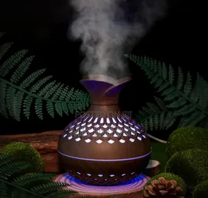 Flower Vase-Shaped Ultrasonic Cool Mist Humidifier and Aroma Diffuser.