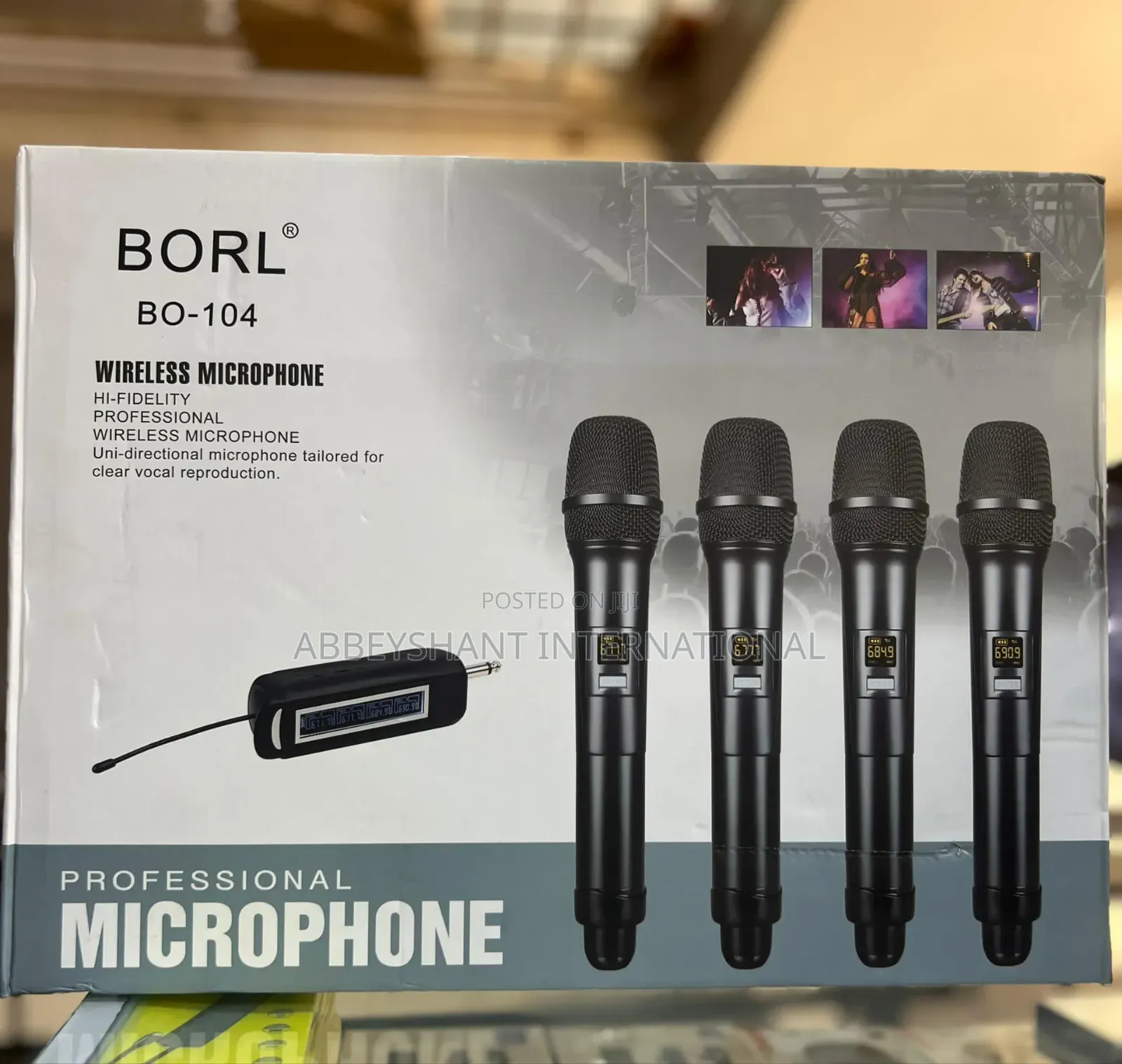 Professional Wireless Microphone System.