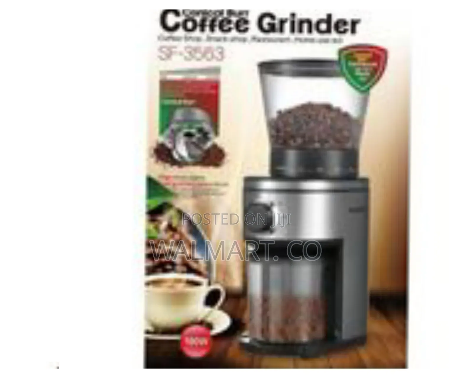 Electric Burr Coffee Grinder Multicolor