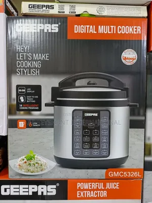 6-Liter Electric Digital Multi-Cooker/Geepas Digital Pressure Cooker
