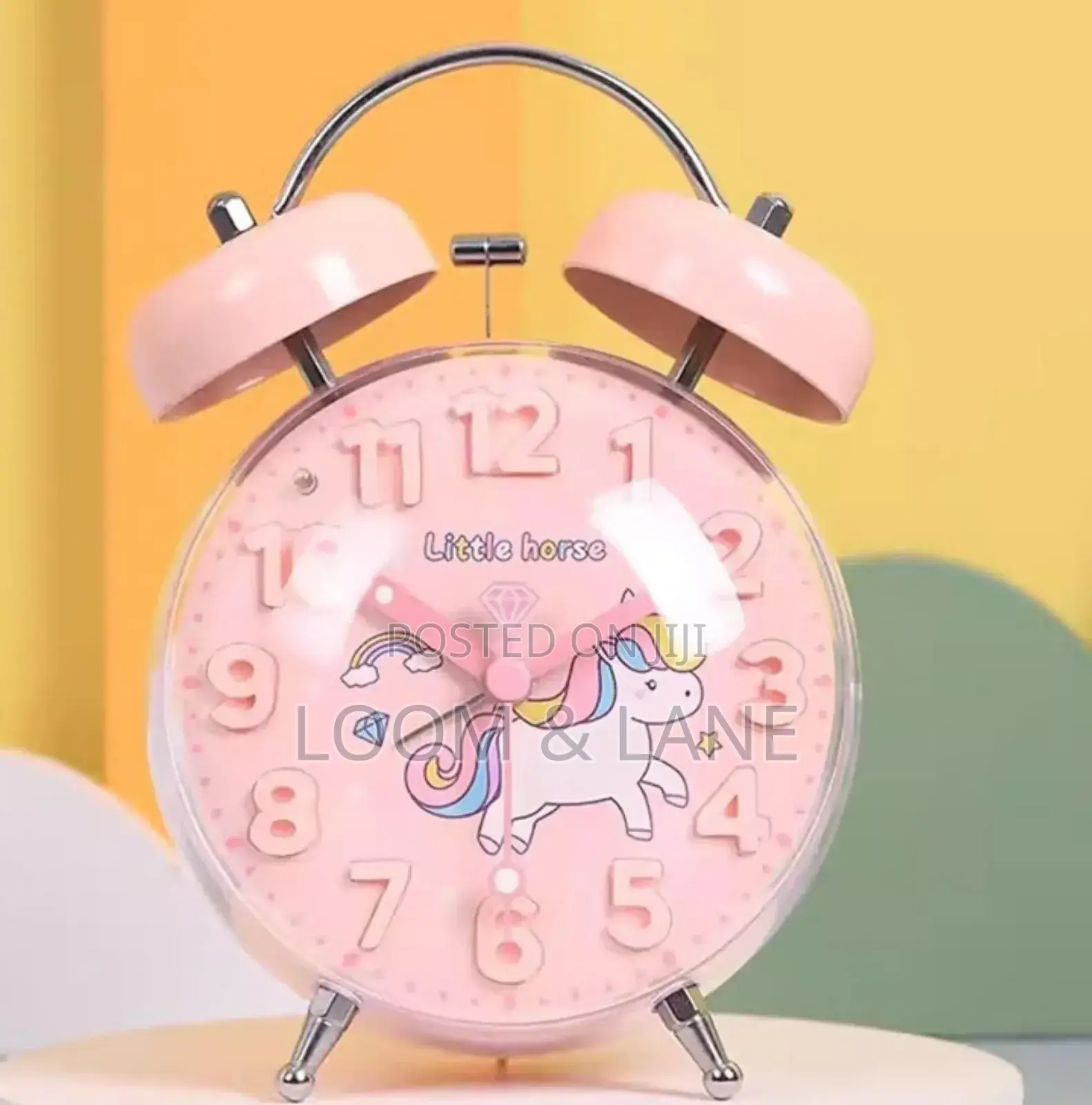 Portable Analogue Bedside Loud Alarm Clock