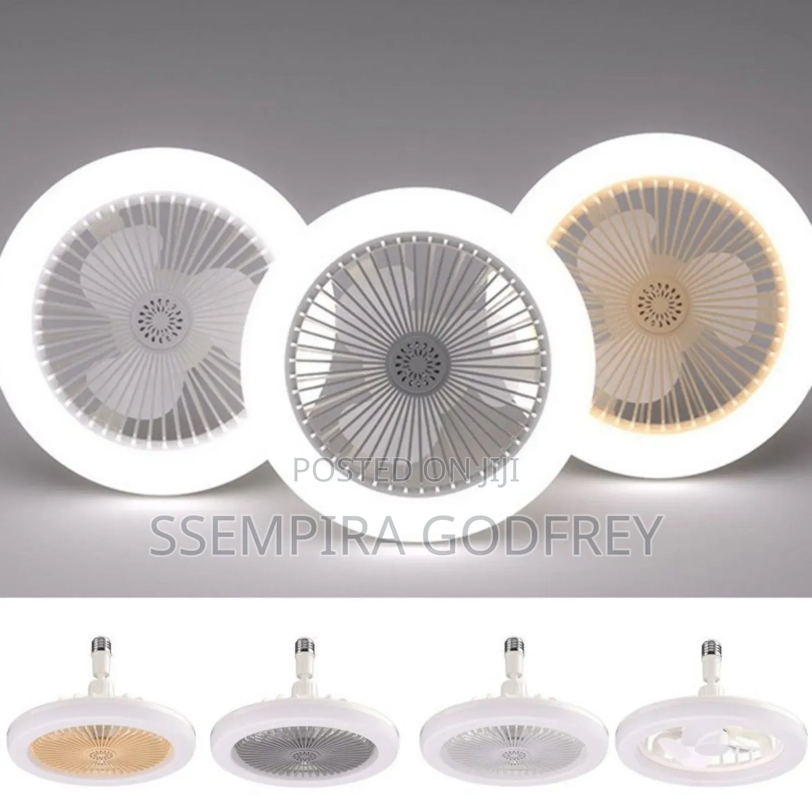 Ceiling Fan With Led Lights E27