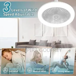 Ceiling Fan With Led Lights E27
