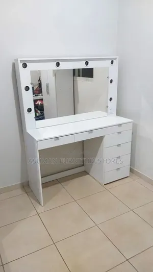 Modern Make Up Table in White Colour Call Us On