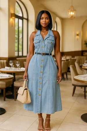 Women's Long Jean Dresses