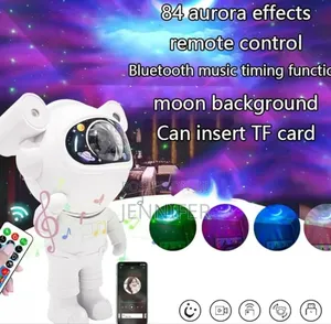Space Decor Astronaut Speaker Projector