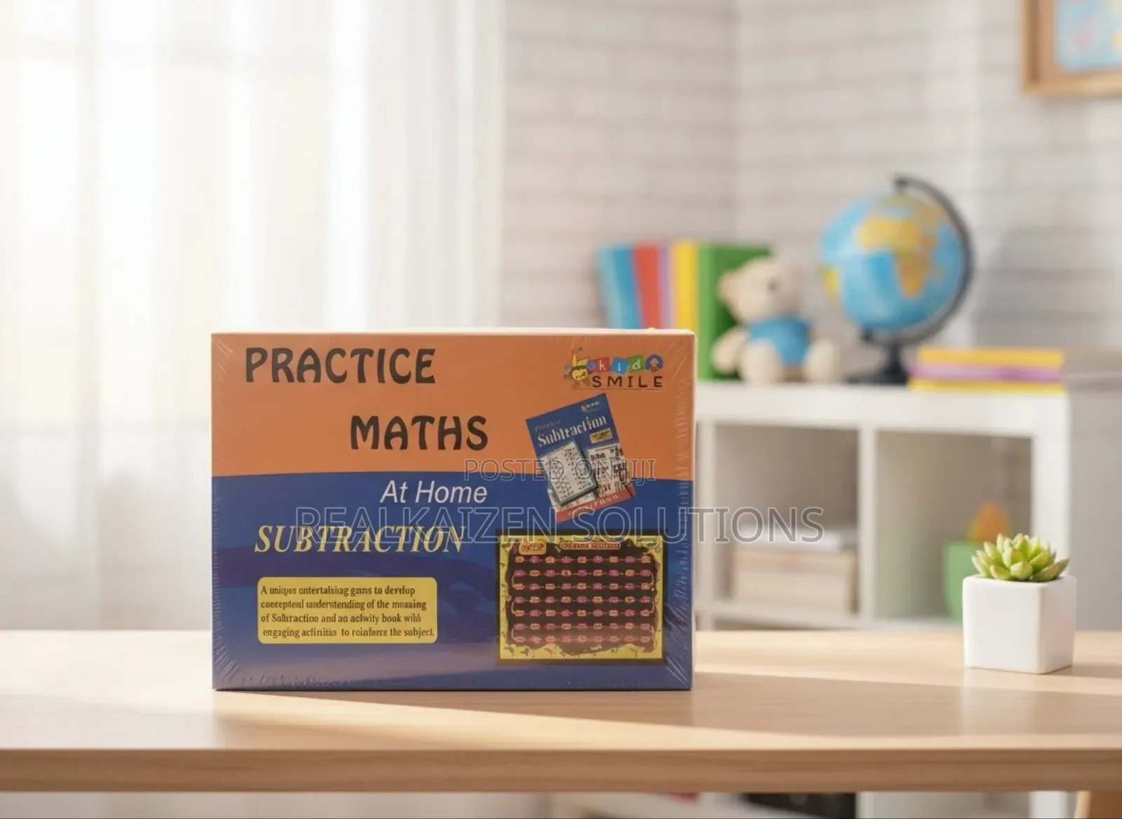Kid Smile Practice Maths at Home Subtraction Educational Game