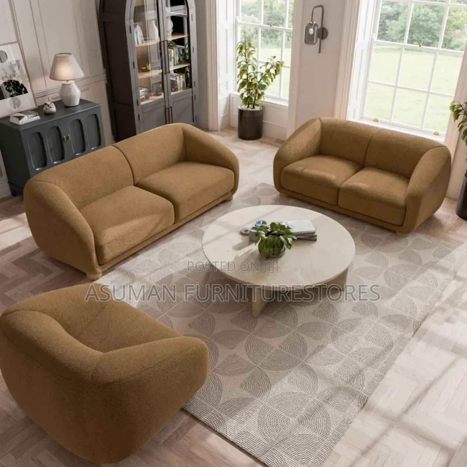 Modern 6seater Sofa Set With Centre Table Call