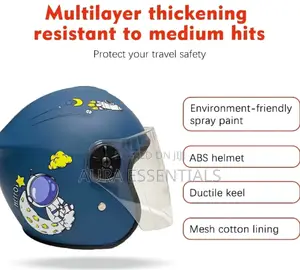 Open-face Kids' Motorcycle Or Scooter Helmet