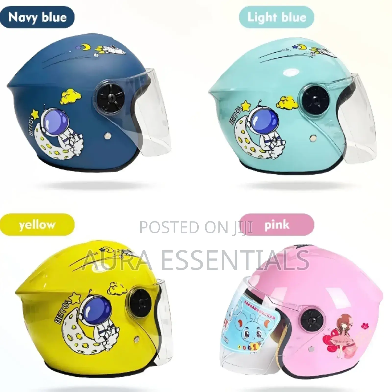 Open-face Kids' Motorcycle Or Scooter Helmet