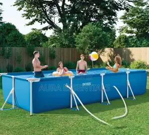 Intex 4.5 M X 2.2 M X 0.84 M Rectangular Frame Pool Set