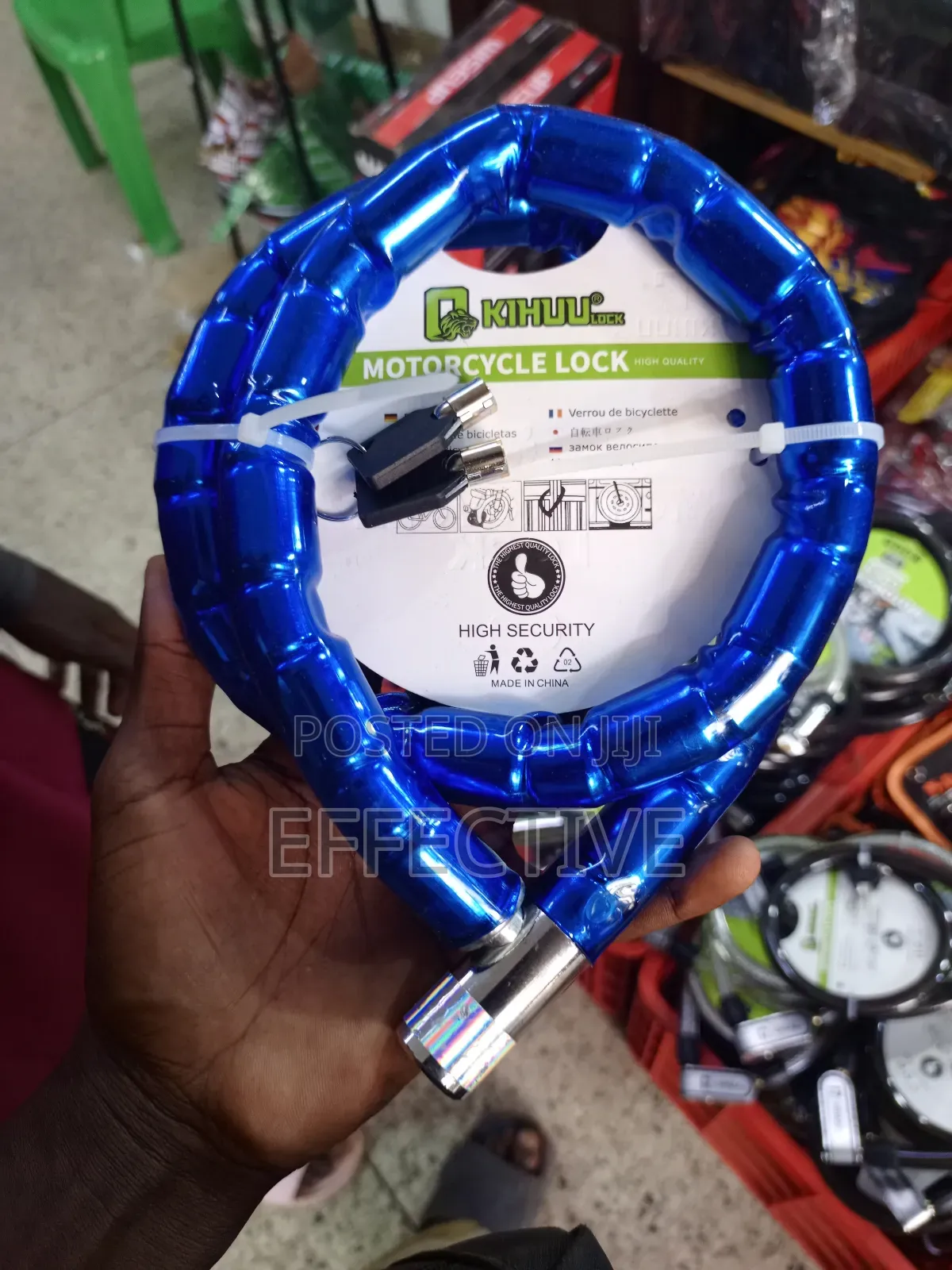 Kihuu Bicycle And Motorcycle Lock.