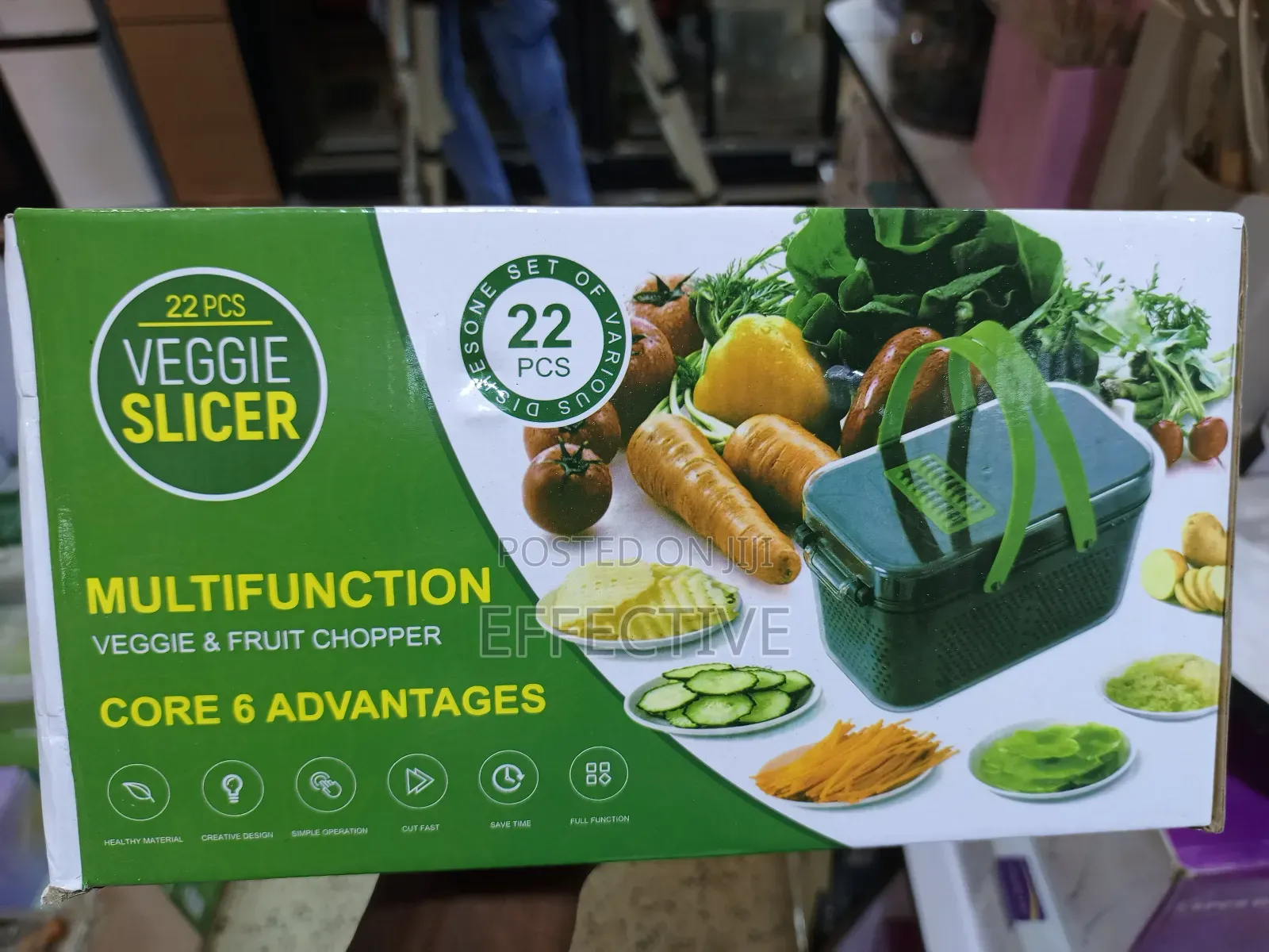 22 Pieces Multi-Function Vegetable Chopper/Veggie Slicer.