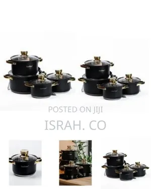 Premium Cookware Pot Set With Lids