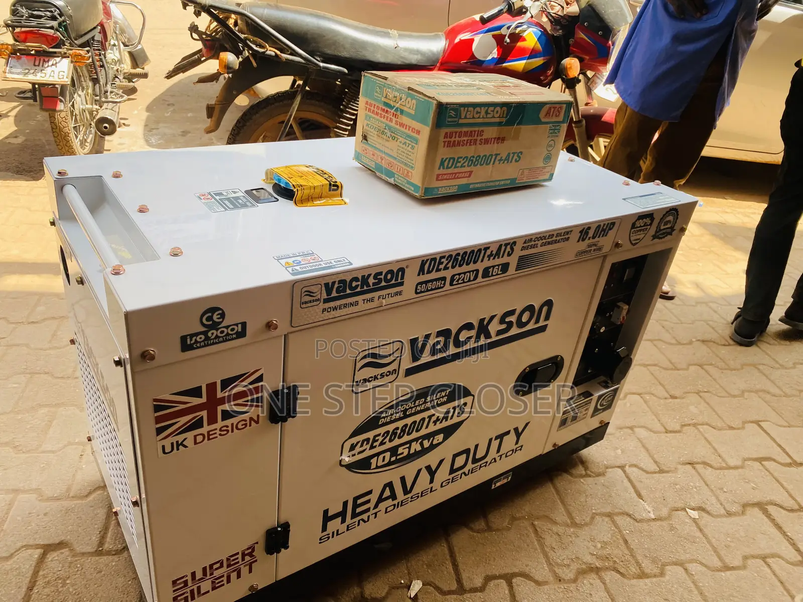 10.5kva Vackson Disel Silent Generator With Ats /for Automatic
