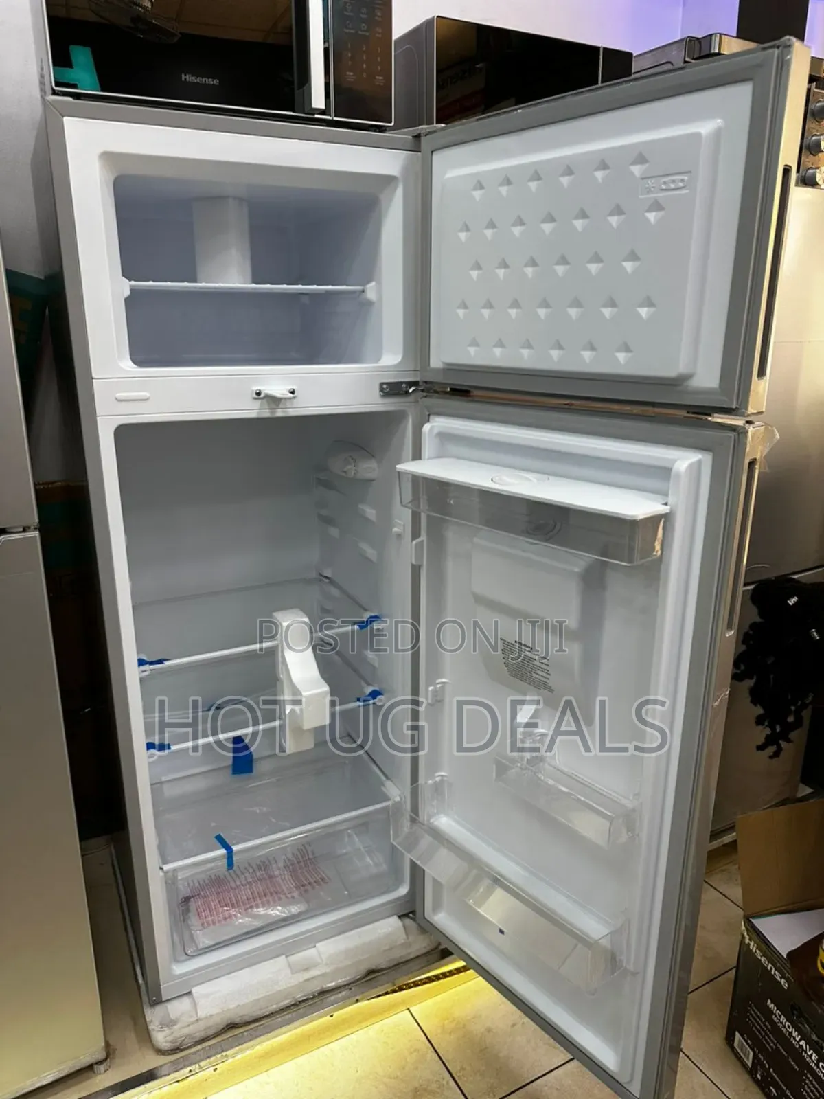 Chiq 270 Litres Double Door Defrost Refrigerator With Water Dispenser