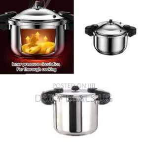 Modern Stainless Steel Pressure Cooker - Multicolor