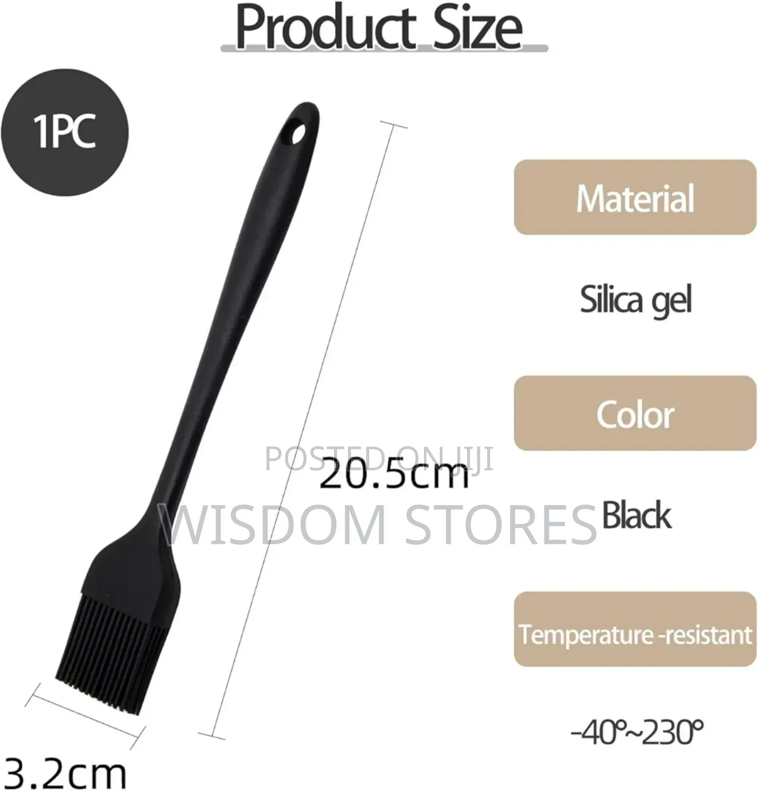 Silicone Basting Pastry Brush